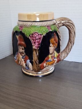 Vintage Ceramic Beet Stein MCM 50's 60's